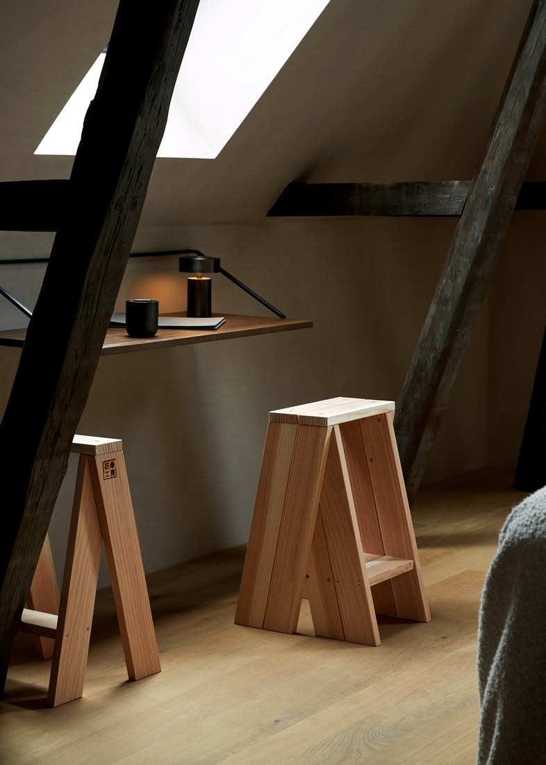 Ishinomaki AA Stool by Torafu Architects – menu