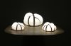 Heart Lamp limited edition by Färg & Blanche showing mouth-blown glass and brass construction for Mini Electric