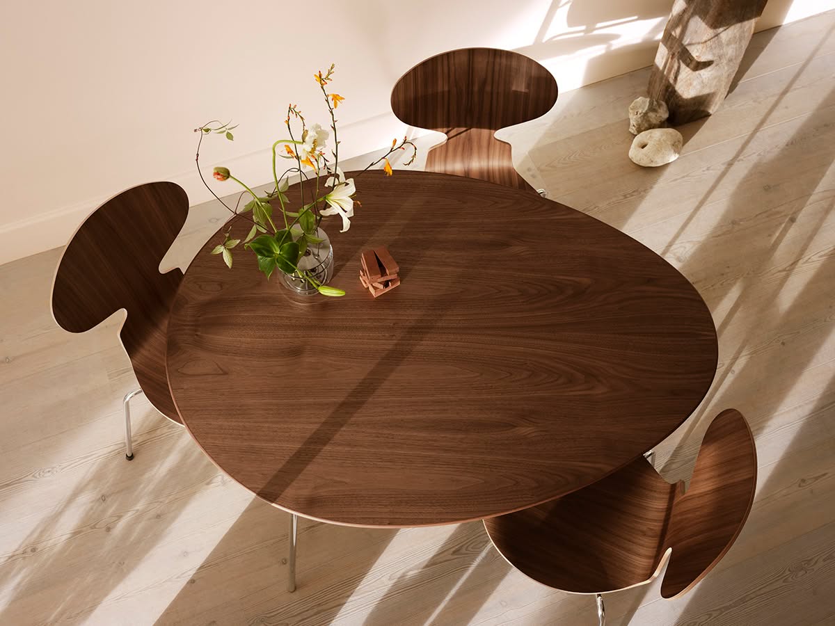 Fritz Hansen 150th anniversary collection featuring reissued Arne Jacobsen and Poul Kjaerholm designs