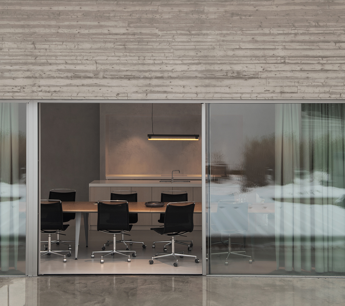 Sustainable lightweight chair by Johannes Foersom & Peter Hiort-Lorenzen for Lammhults featuring eco materials