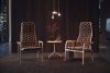 Lamino Edition 2022 armchair by Yngve Ekström for Swedese with Pierre Frey fabric in urban-inspired design