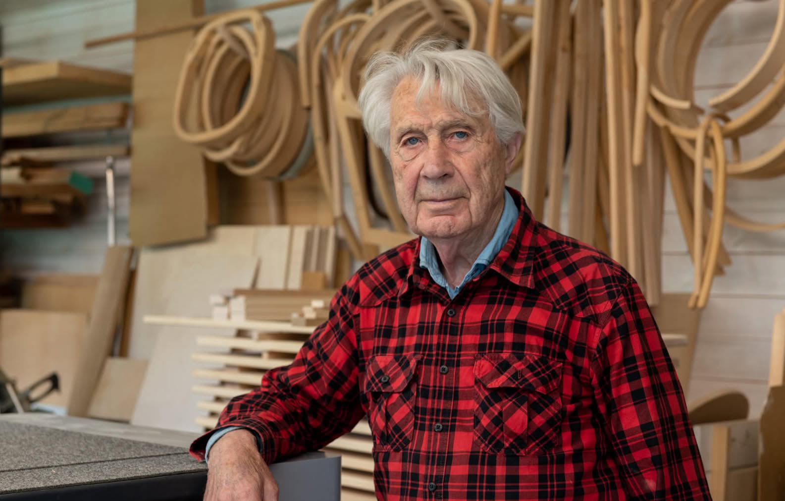 Åke Axelsson portrait Swedish designer Grand Award winner 60 years furniture design sustainability pioneer