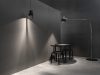 YK100 luminaire system by Yrjö Kukkapuro for Blond featuring aluminum shades spotlights pendants floor lamps