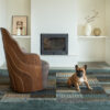"Ellinor Eliasson Quilt hand tufted rug for Kasthall featuring Japanese Boro textiles and woven textile inspiration