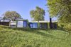 Arne Jacobsen Kubeflex summerhouse at Trapholt Museum showcasing modular Danish architecture design