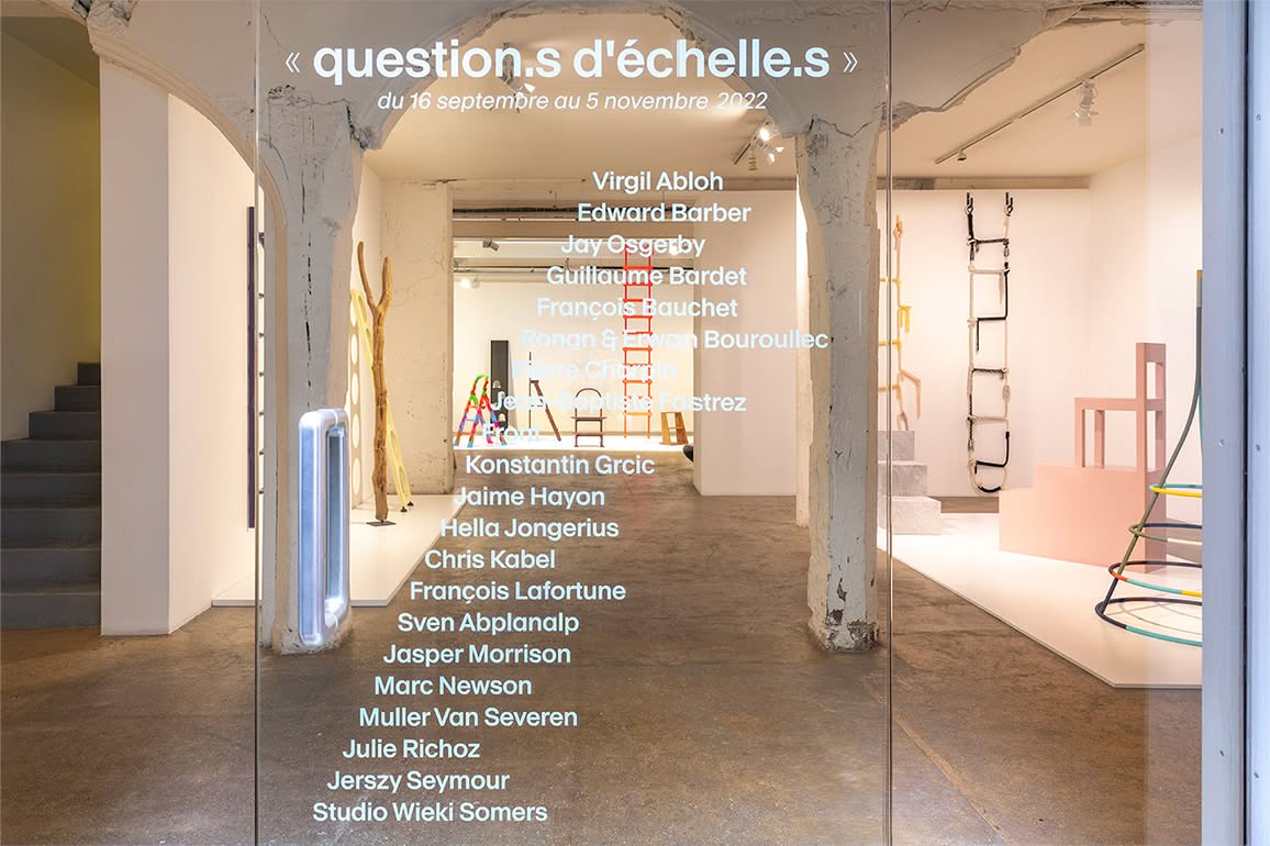 Galerie Kreo Questions D Echelle Step by Step Exhibition Design Art Paris | Scandinavian Design