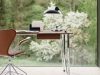 Fritz Hansen FH3605 by Arne Jacobsen featuring distinctive steel tube legs and walnut veneer tabletop