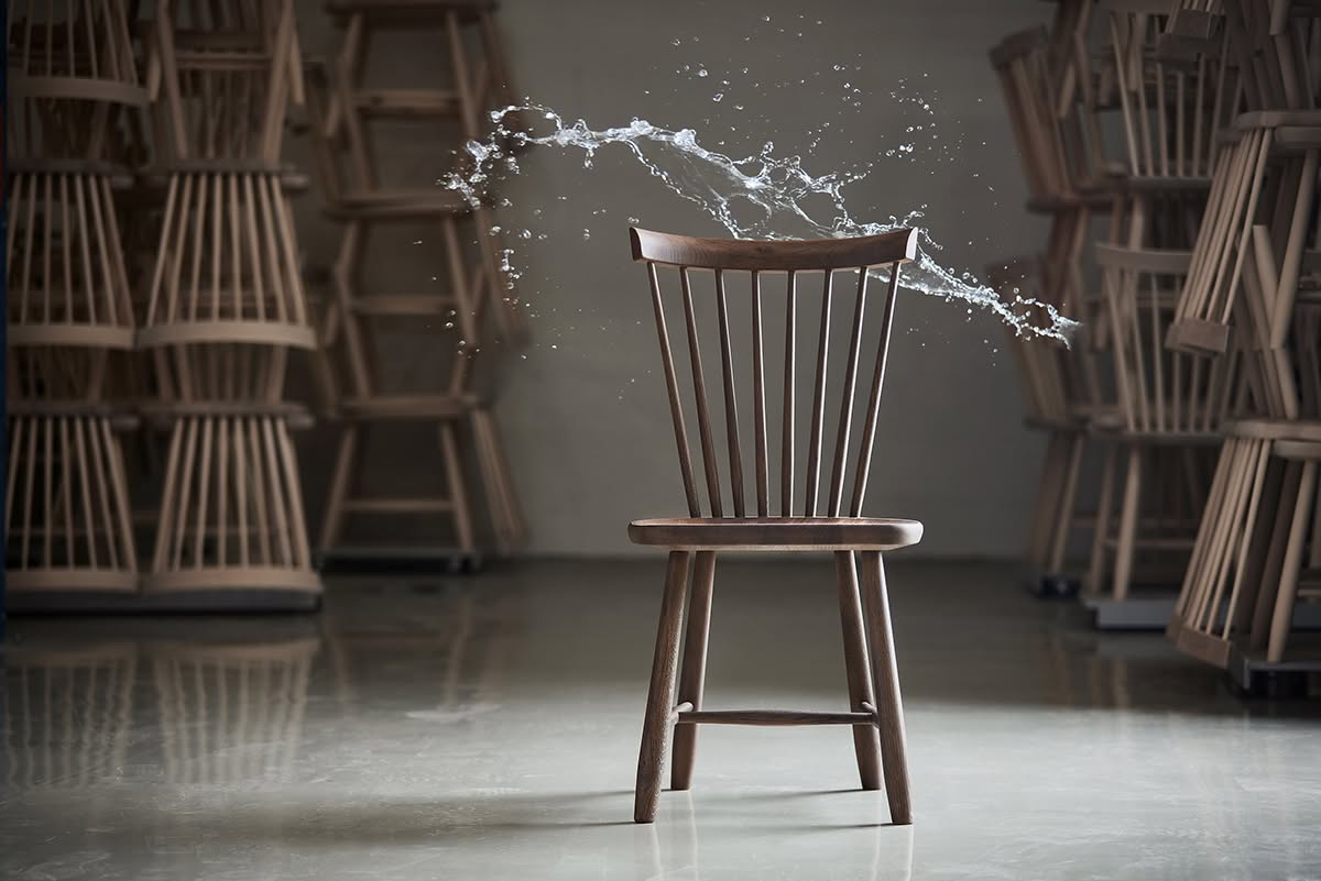 Stolab Lilla Åland by Carl Malmsten celebrating 80 years of continuous Swedish furniture production