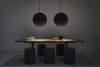 Moon lighting acoustics overview by Thomas Bernstrand for Abstracta combining illumination and sound absorption