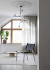 December Lounge Chair by Jasper Morrison and Wataru Kumano for Nikari featuring Nordic minimalist design and oak frame