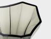 Detail view of Reed vase showing Monica Förster's signature fold lines creating organic movement in glass