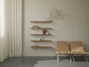 Tsugi shelf Carl Hansen Son Japanese simplicity Danish carpentry oak teak Sashimono joinery Sharon Fisher Matteo Barenghi