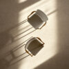 Monarch chair VLA61 Vilhelm Lauritzen 1944 Carl Hansen Son majestic butterfly inspired double-curved armrests brass feet