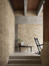 Hans J. Wegner rocking chair in black oak showcasing organic form and balanced proportions produced by Carl Hansen & Son