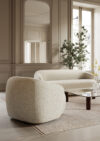 Barba furniture series by Andreas Engesvik for Fogia featuring signature rounded forms and sculptural volumes