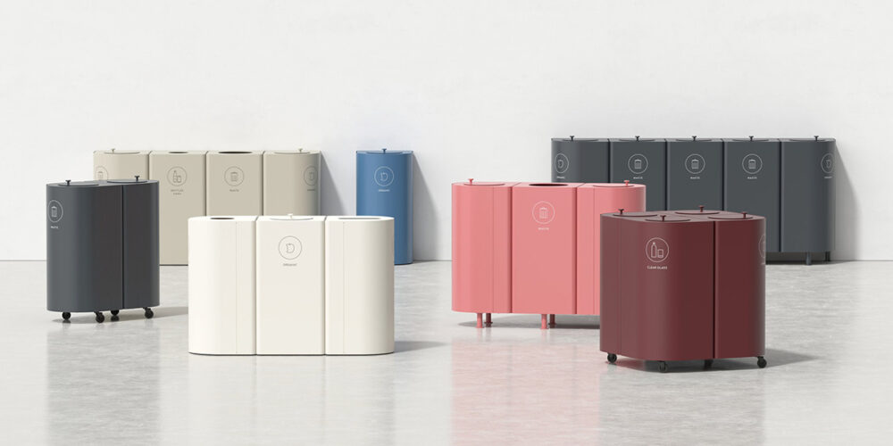 Kloss modular recycling furniture by Kauppi Kauppi for Trece featuring sustainable materials and adaptable design