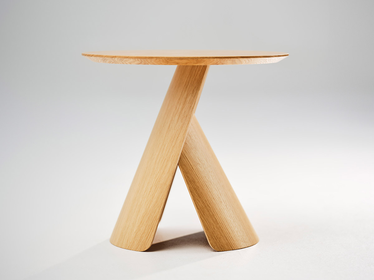 Balanced Hito coffee table by designer Mario Martinez featuring versatile functionality for Karl Andersson & Söner