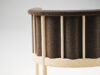Round and comfortable Ondule Club chair by Anton Björsing designed for hospitality environments