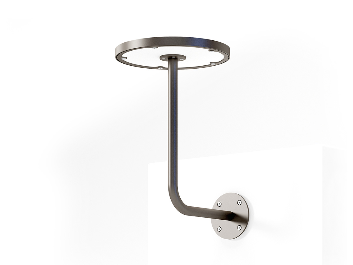 Ljusnan side table with illuminated bottom from Nola, design by White Arkitekter