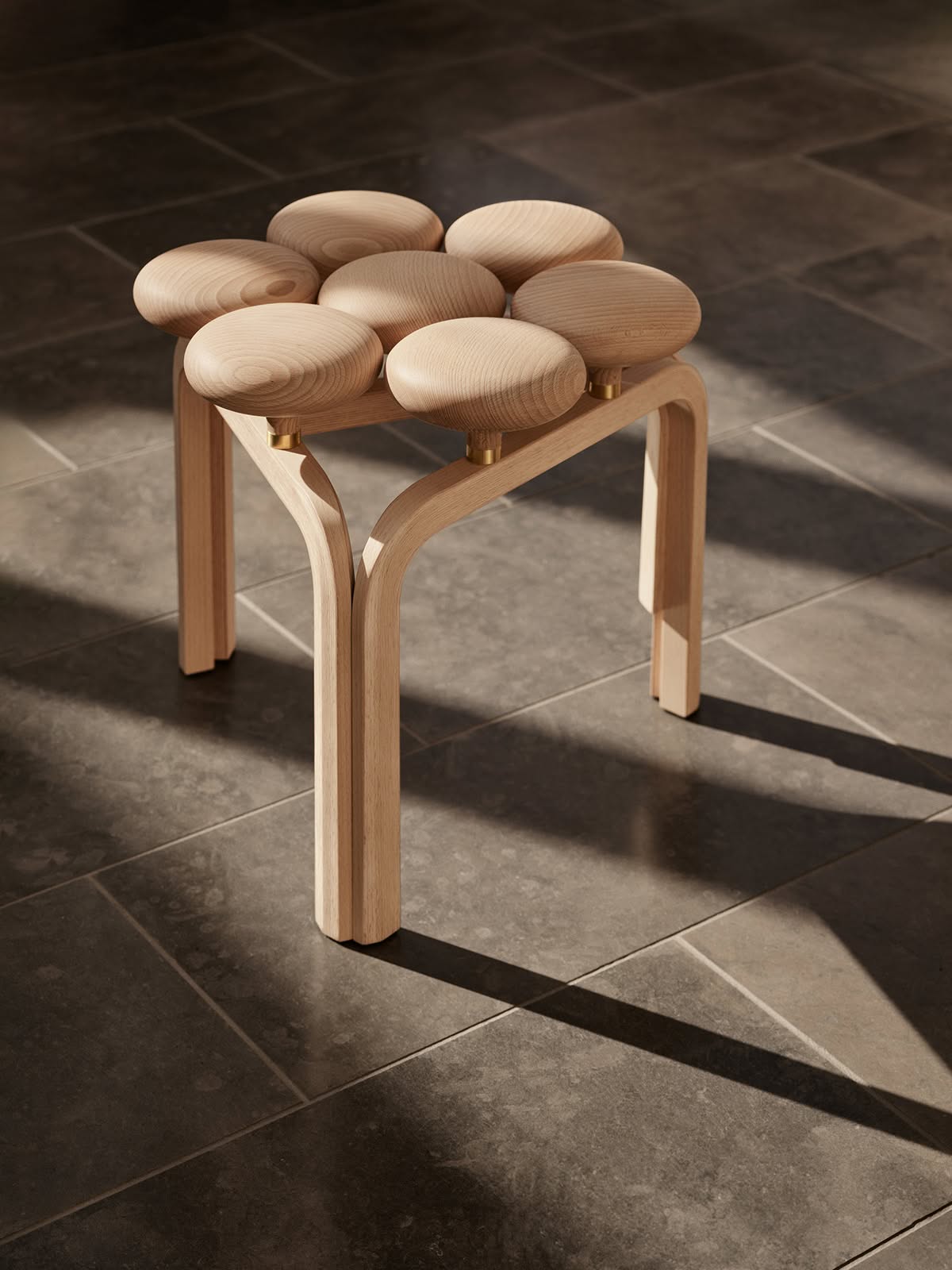 A playful expressive design Utzon Stool by Jørn Utzon – Fritz
