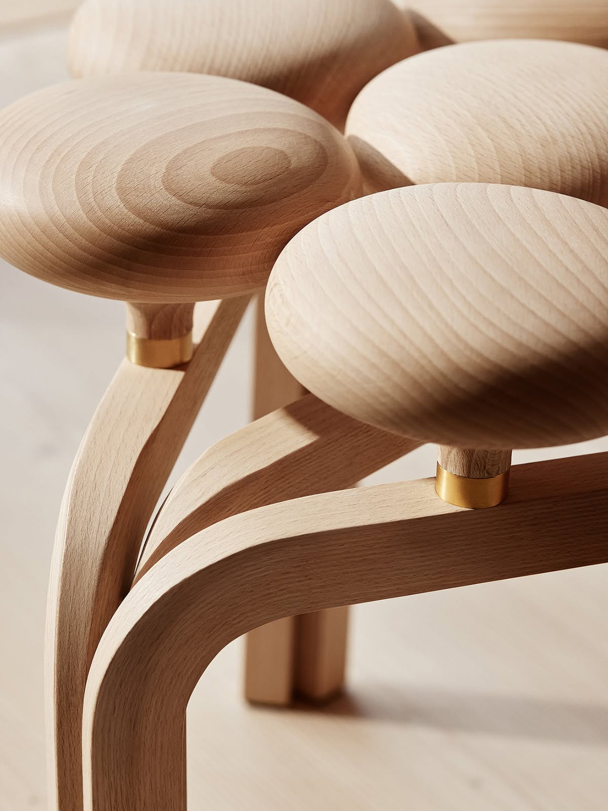 A playful expressive design Utzon Stool by Jørn Utzon – Fritz