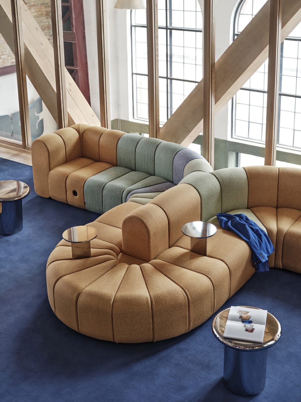 Innovative Bob Split seating system evolving the iconic modular design by Bernstrand and Borselius for Blå Station