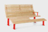 Sustainable Svanen-certified Kajen sofa by Nola showcased at Nordbygg exhibition