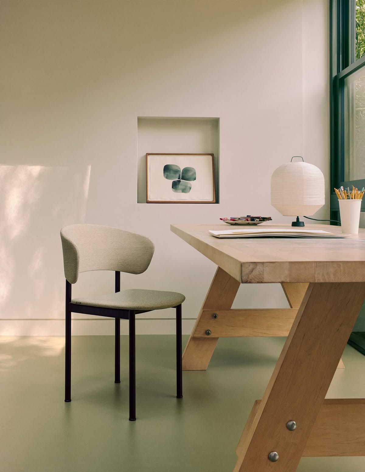 Fredericia and Barber Osgerby launch contemporary Plan armchair with distinctive design elements