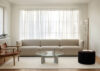 Modular Nami sofa by Damian Williamson for Fredericia featuring poetic curves and inviting design