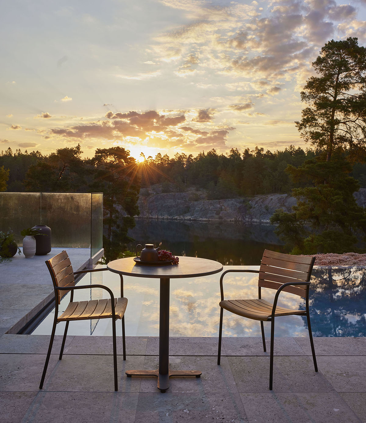 Norwegian-inspired Sundal armchair by designer Andreas Engesvik named after beloved coastal village