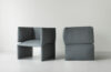 Fold Lounge Chair Kvadrat Alle 0164 Grey | Scandinavian Design