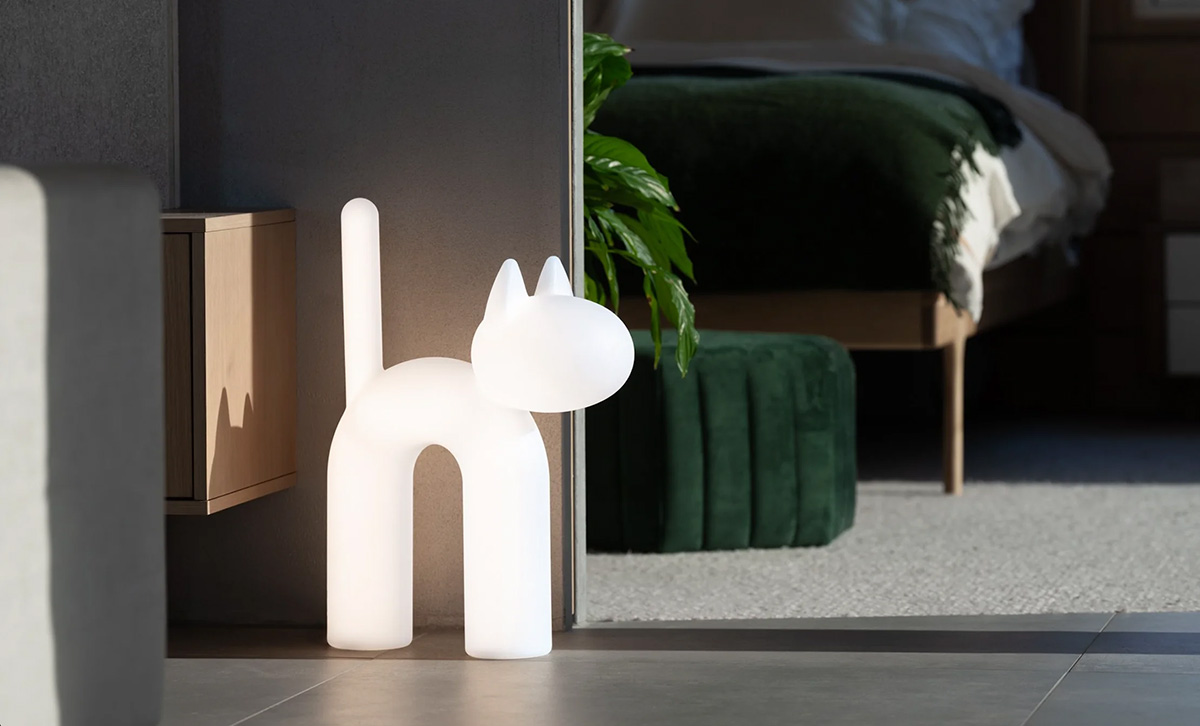 Playful Kisu Goes Bright series with Finnish designer Eero Aarnio's signature whimsical approach