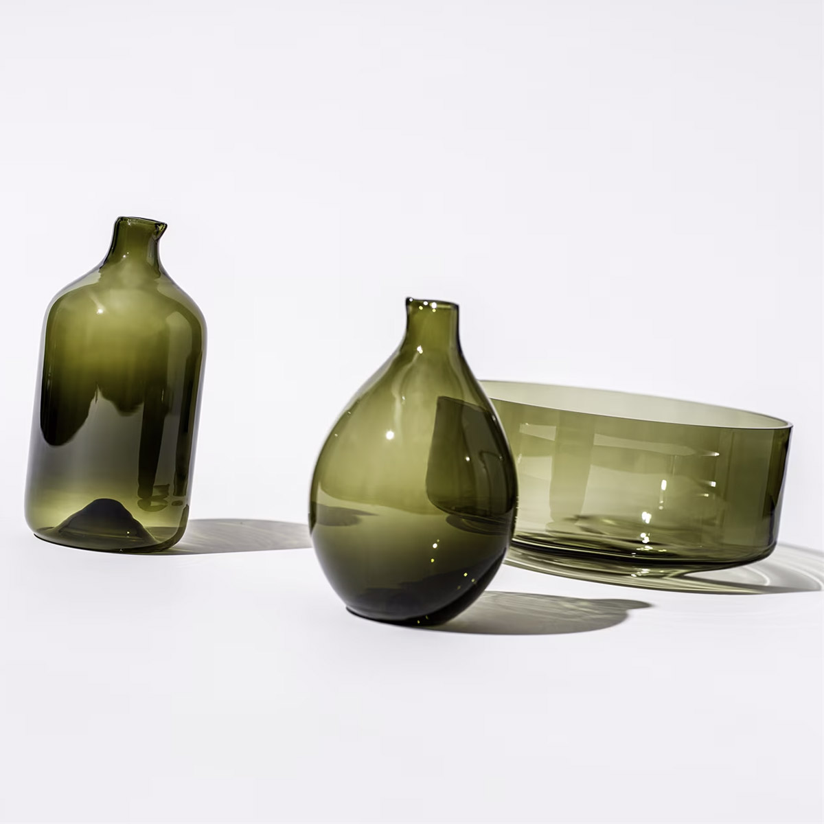 Iconic Bird Bottle Bowl collection honoring Finnish glass designer Timo Sarpaneva by Iittala