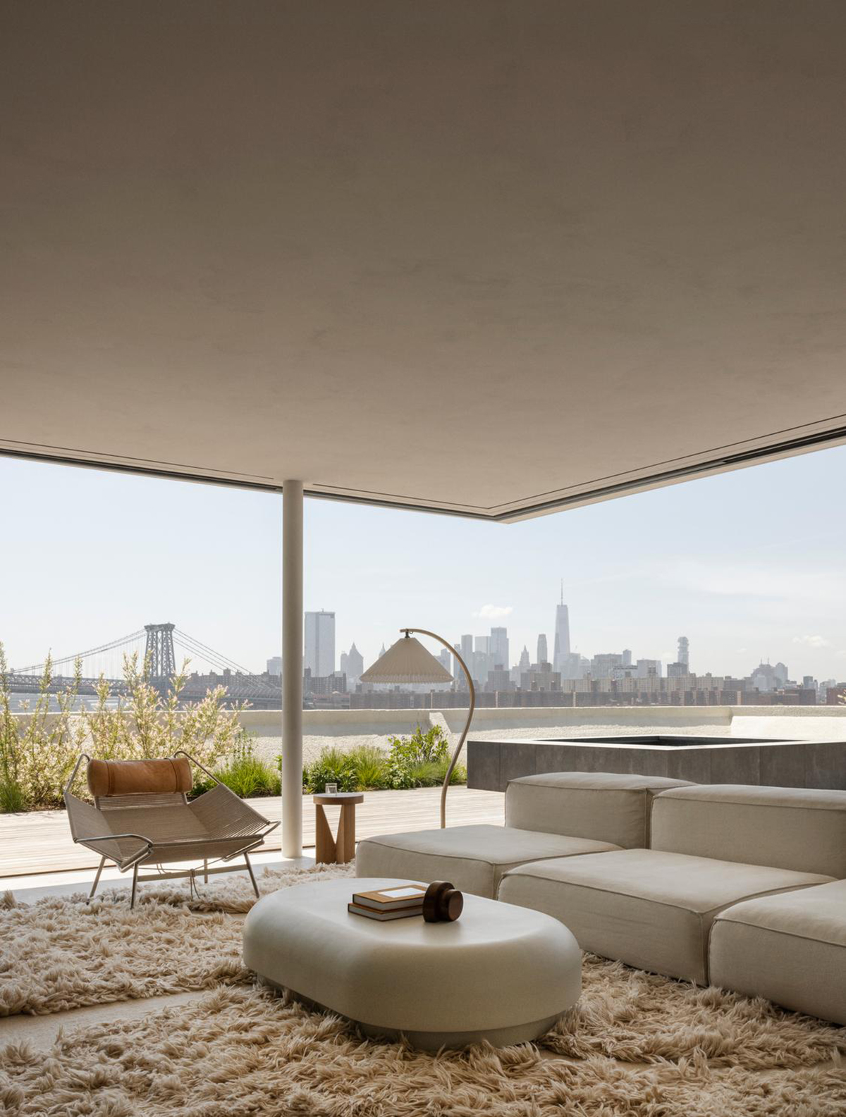 Kent Avenue Penthouse by Norm Architects featuring Brooklyn industrial elements with Scandinavian minimalist design approach