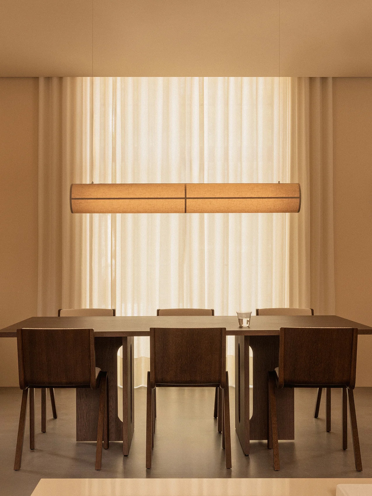 Audo Androgyne Dining Table Ready Dining Chair Hashira Linear Pendant Lamp Plinth Tall | Scandinavian Design