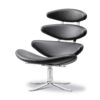 Coronachair5000 Leather301 Brushedchrome V | Scandinavian Design