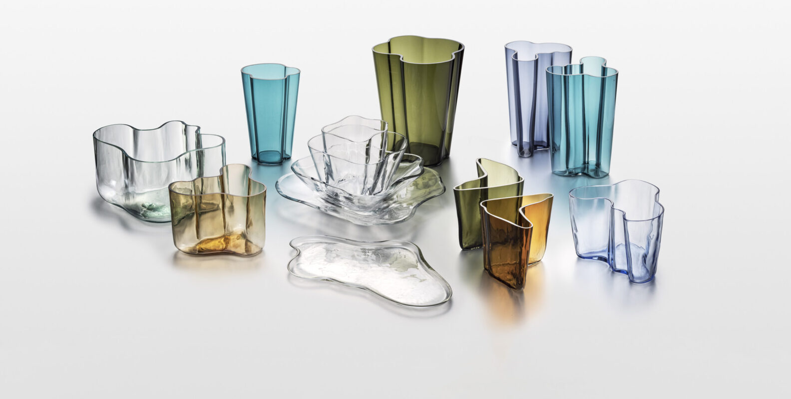 Iittala Finnish glass design iconic vases Alvar Aalto Tapio Wirkkala mouth-blown glassware Nordic design heritage