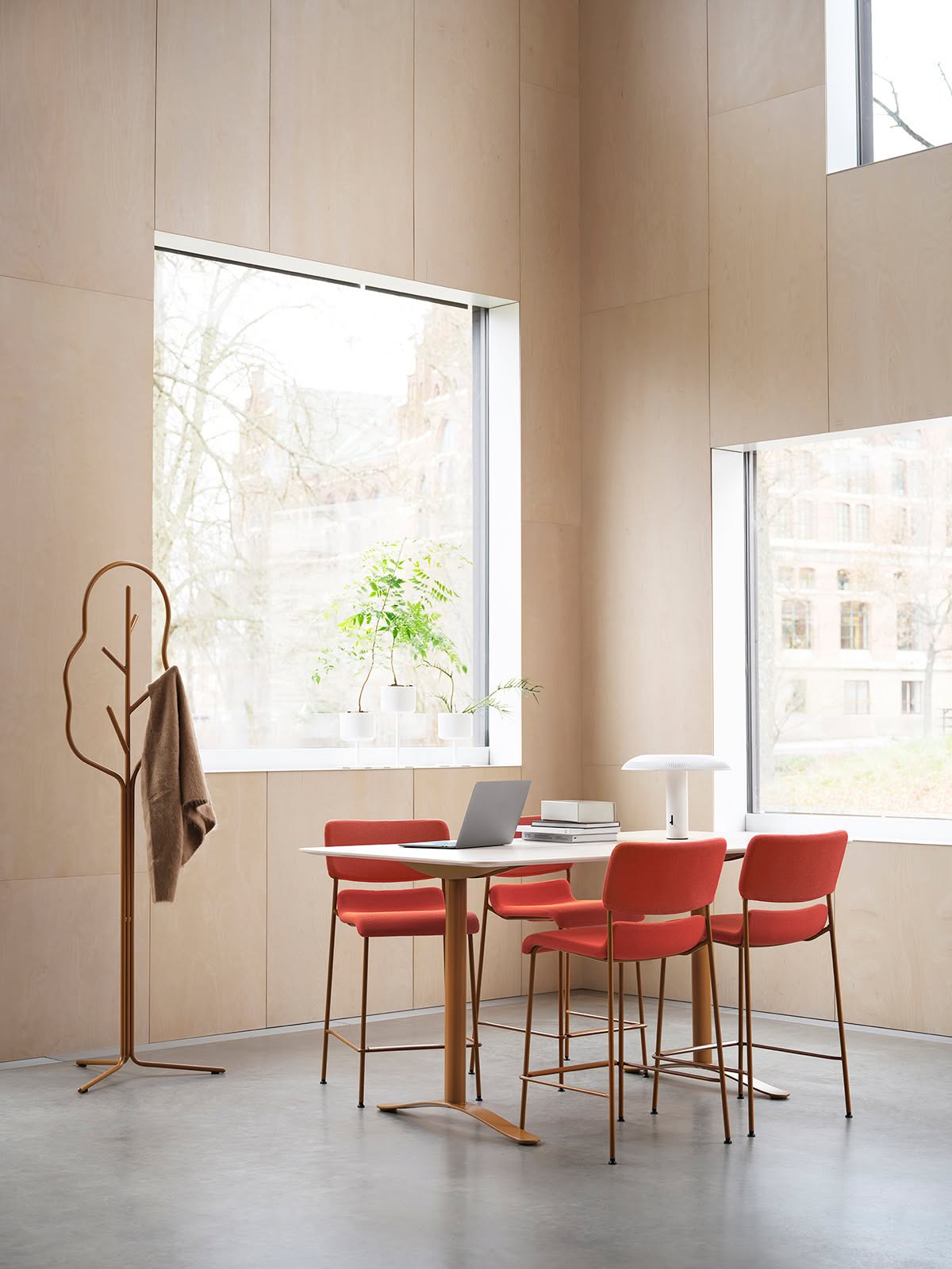 D2 Barchair by Stefan Borselius for Skandiform featuring sustainable materials and elegant minimalist design