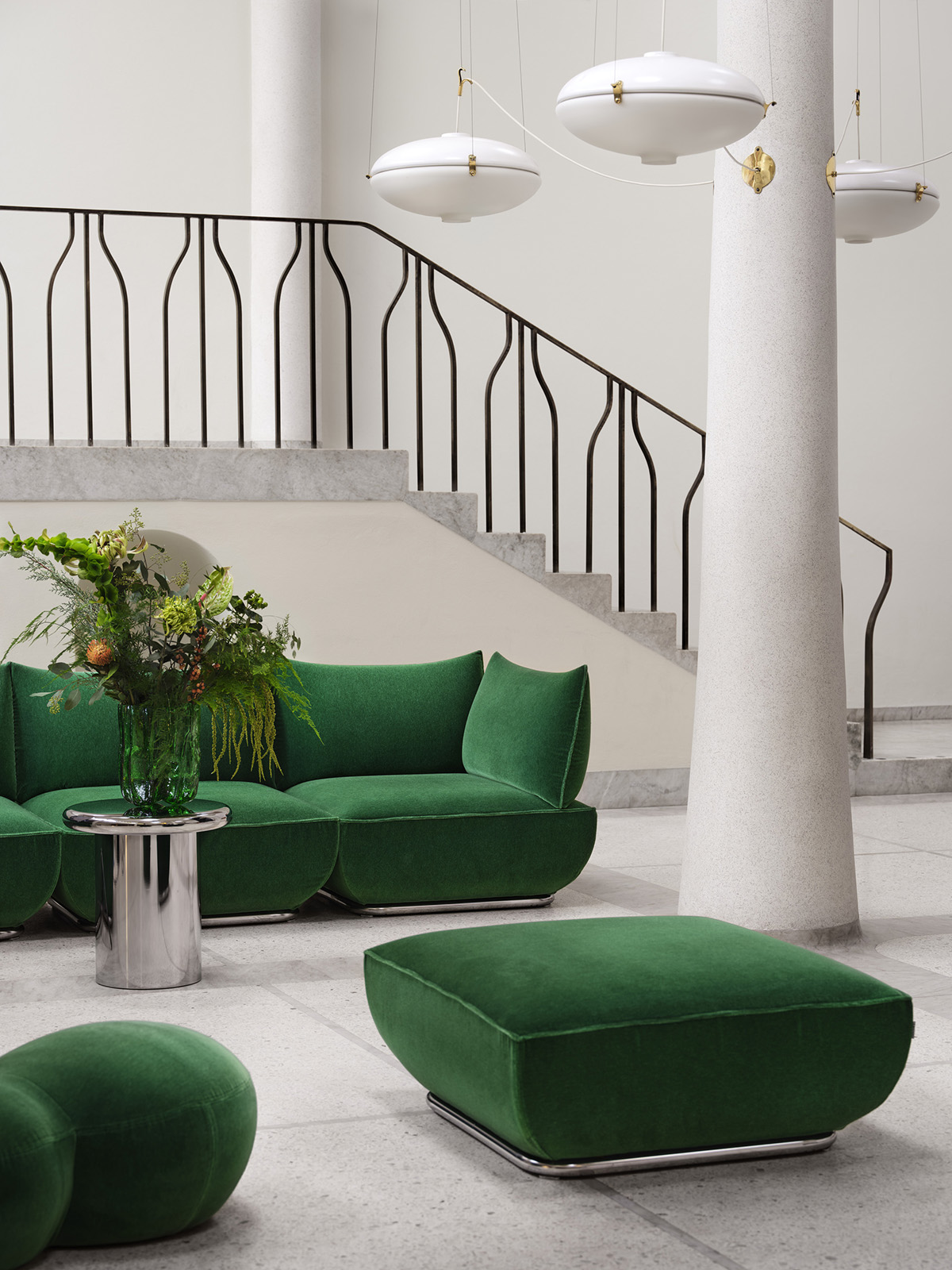 DUNDER X cushions by Stefan Borselius for Blå Station featuring modular flexibility with simple geometric forms