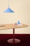 Uni Large by Axel Bjurström for Materia, circular base and elliptical table top
