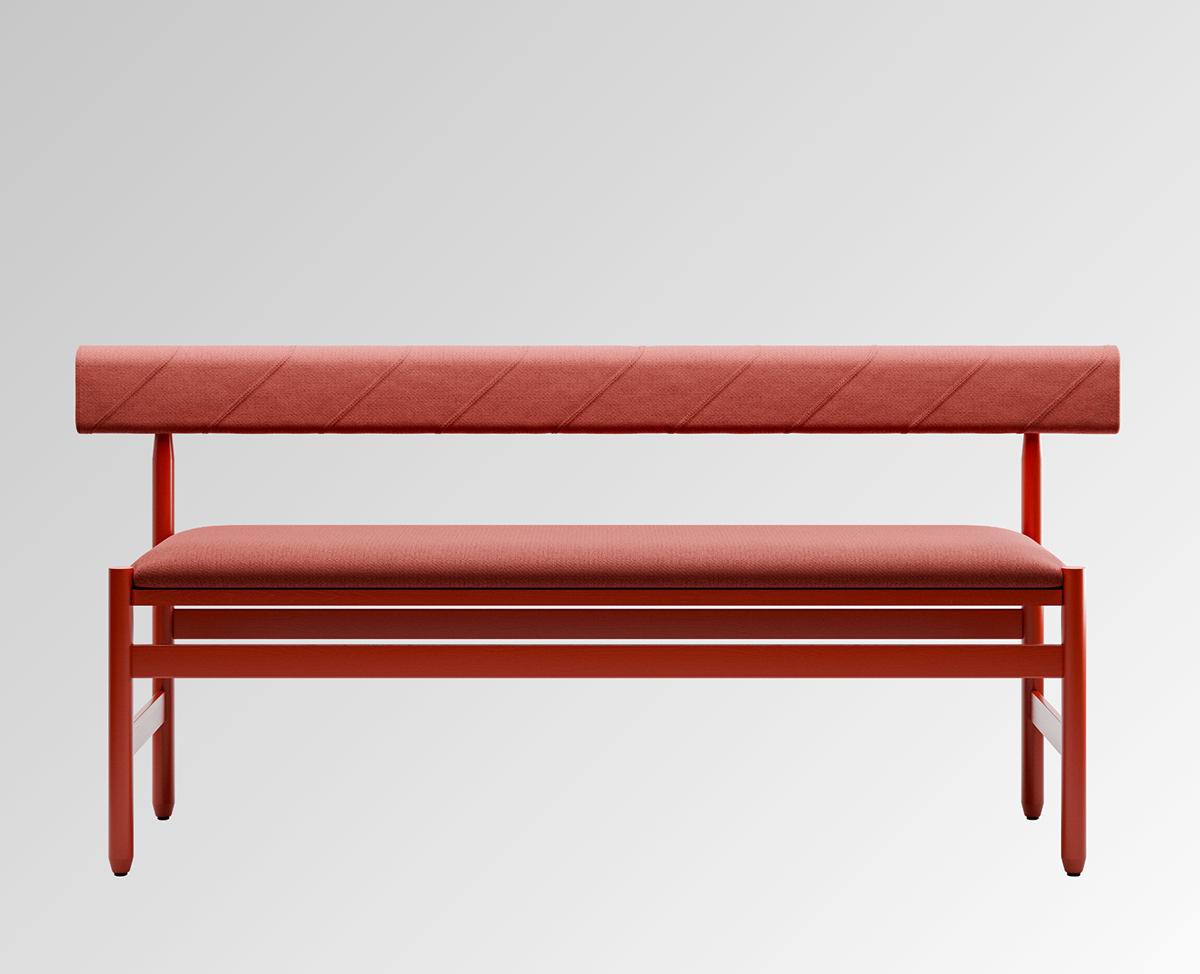 BOTERO sofa by Matti Klenell and Peter Andersson for Källemo featuring voluminous forms inspired by Fernando Botero's art