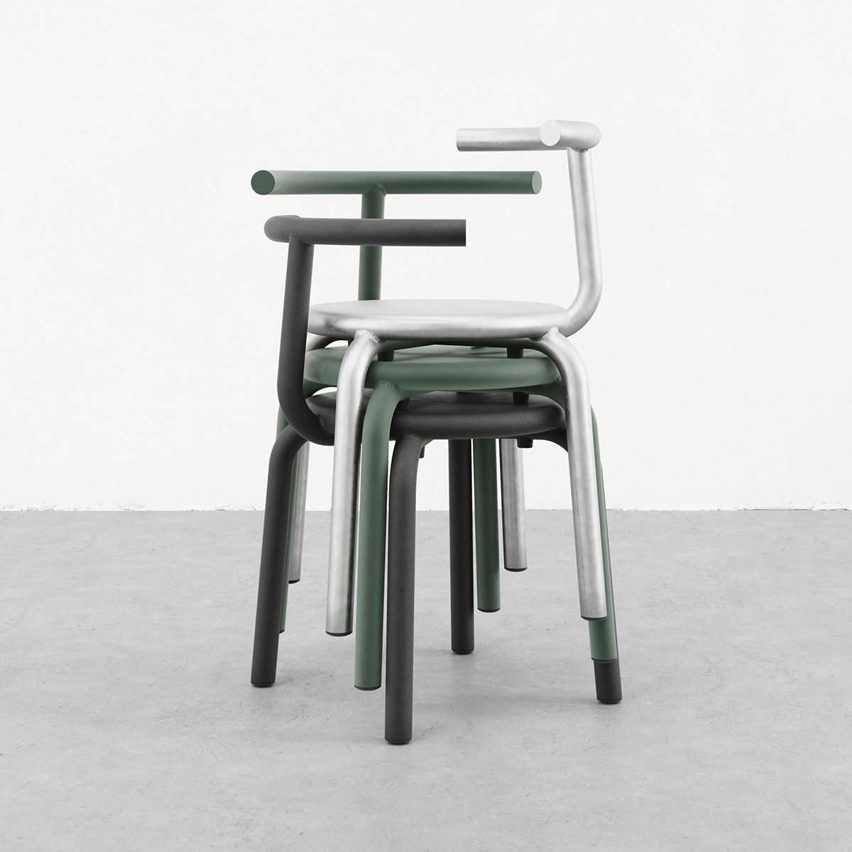 TORNO collection by Form Us With Love for Hallé featuring minimalist tables with distinctive turned wood elements