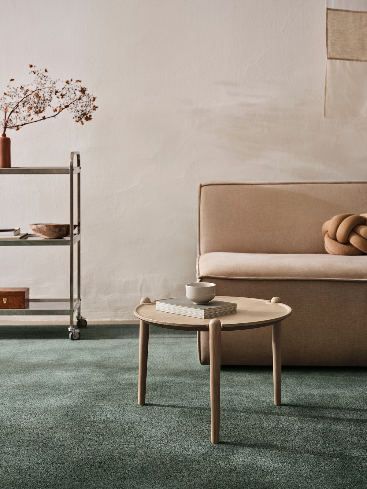 Level Rugs displayed in yellow, green, and beige colorways showing consistent dimensional illusion across the collection.
