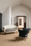 Willadsen Sofa_hallingdal_100_270_walnut_willadsen Chair_hallingdal_180_130_walnut | ScandinavianDesign.com
