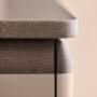 Integrated Oak Handle Detail On Align Kitchen Showing Craftsmanship And Rounded Edges By Rikke Frost