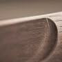Integrated Oak Handle Detail On Align Kitchen Showing Craftsmanship And Rounded Edges By Rikke Frost