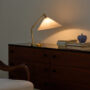 Gubi Introduces Canvas Shade To Greta M. Grossman’s Gräshoppa Table Lamp