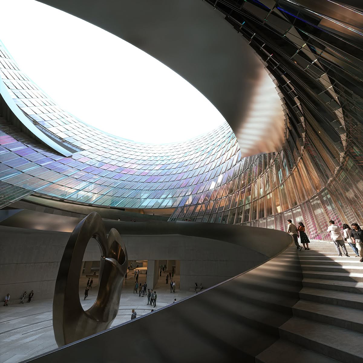 Beijing Art Museum Atrium sky Image by Proloog Beijing Art Museum Atrium sky Image by Proloog