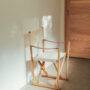 MK16FoldingChair OakOilCottonCanvas 2