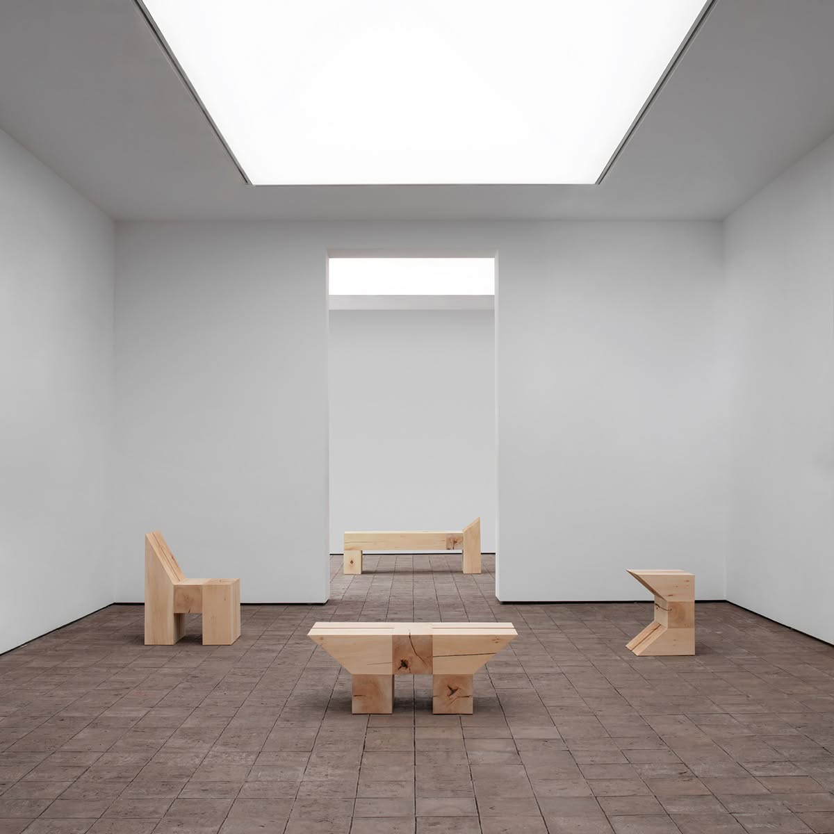 The King's Hat collection by Nick Ross for Contem — furniture and objects made from Kungshatt linden wood, Stockholm 2025.